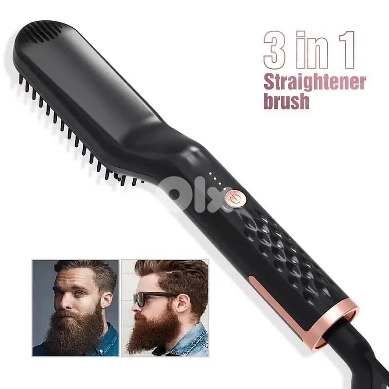 The Beard Straightener for Men: Quick Styling Comb for a Smooth, Polis 3