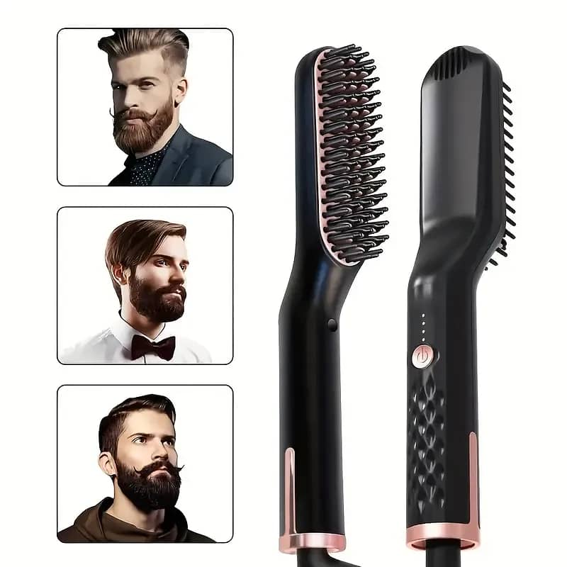 The Beard Straightener for Men: Quick Styling Comb for a Smooth, Polis 4