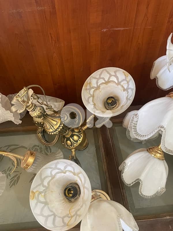 Antique Copper Chandeliers 1