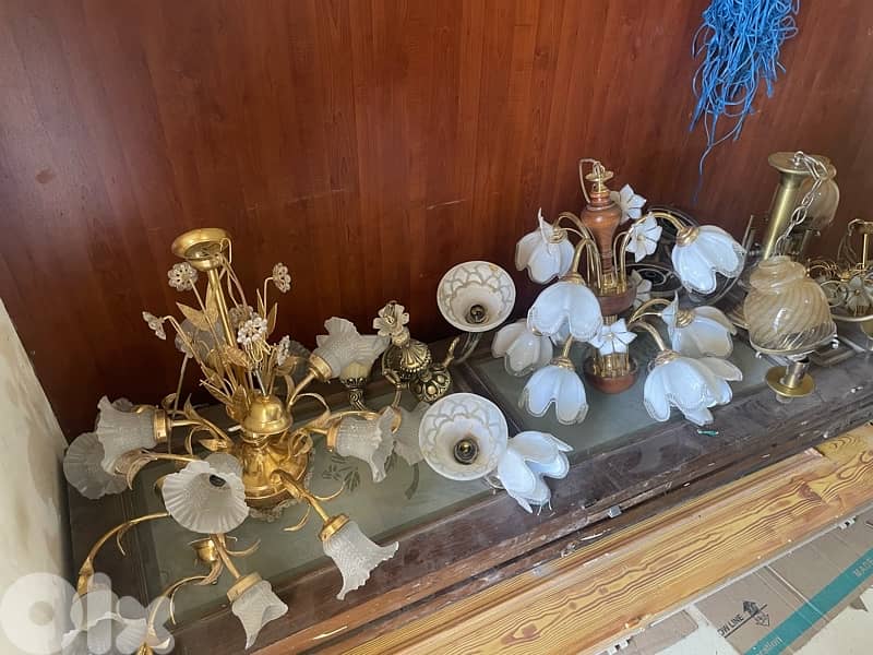 Antique Copper Chandeliers 6