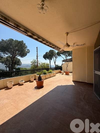 Apartment with terrace and open views for SALE or RENT in Broumana.