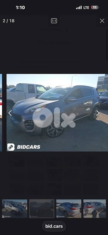 Kia Sportage 2018 SX 4wl,مجمرك خالص، 81/882165