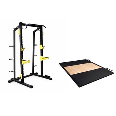 Heavy Duty Squat Rack / Power Rack with Olympic Lifting Platform