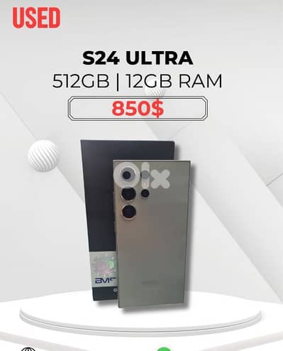 Samsung Galaxy s24 ultra used 512