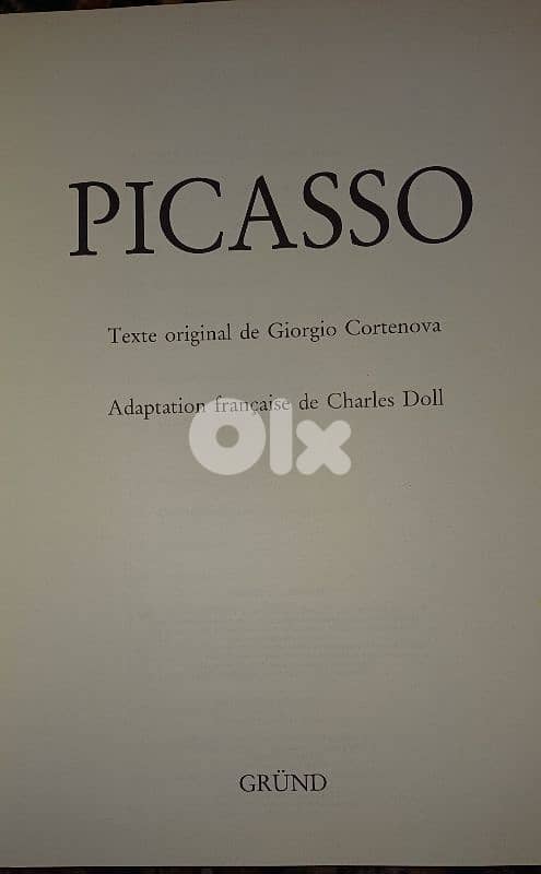Pablo picasso sa vie son oeuvre gründ book 2