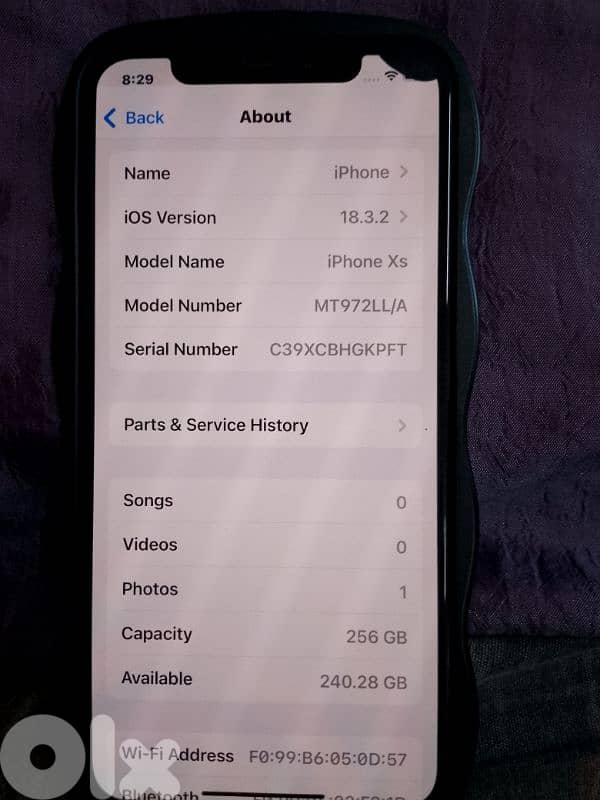 iphone xs 256 gb 3