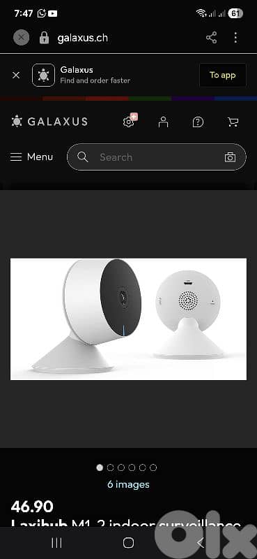 Laxihub M1, Security Camera Mini Indoor CCTV System Wireless Pets Baby 4