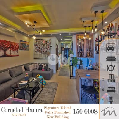 Cornet El Hamra | Signature | Furnished 2 Bedrooms Apt | New Building