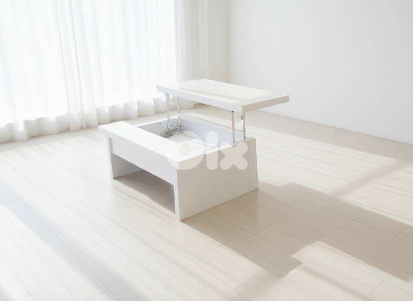 Full Salon Set for Sale – Floral Sofas & Smart Mechanism Center Tab 2