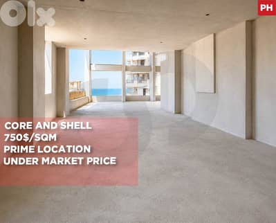 core & shell,under market price, mansourieh, metn/منصورية REF#PH135920