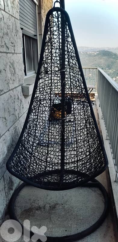 chair swing garden decor couch sitting room