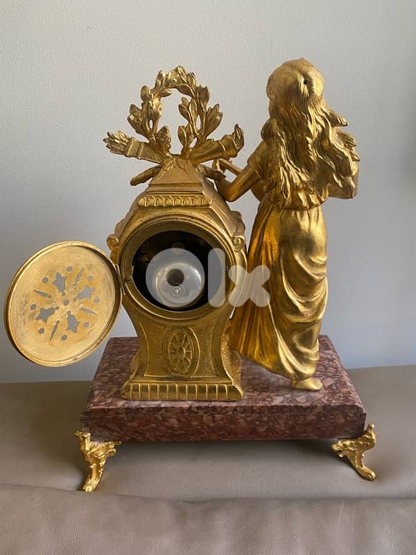 old french antique clock  works 3
