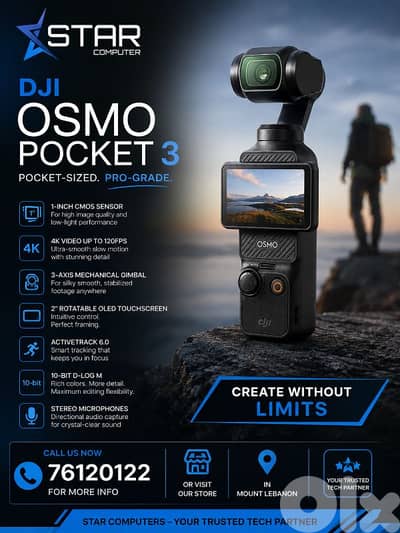 DJI Osmo Pocket 3 Action Camera