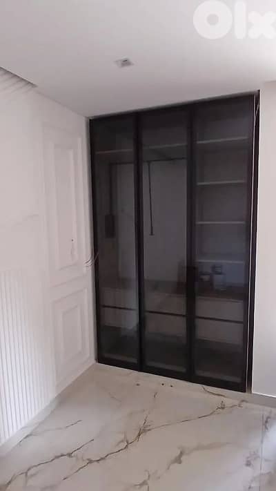 New Modern wardrobes With 3 Glass Doors High Quality