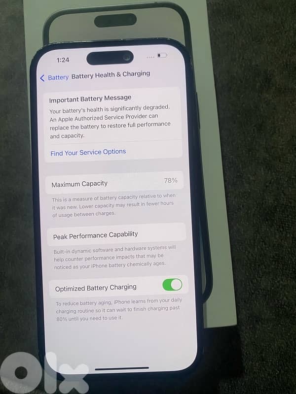 14 pro 256gb Broken Back Only 1