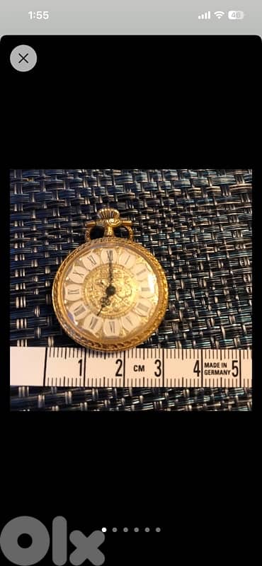 Nice ladies pocket watch with second hand, running! 1
