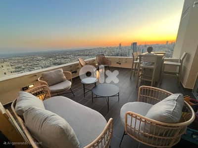 Apartment with terrace for sale in achrafjeh