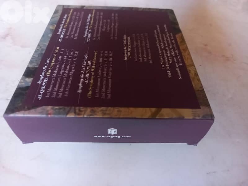 3-CD collection of symphonies composed by Walid Gholmieh, new sealed 2