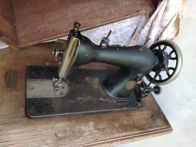 Vintage sewing machine Pfaff brand.