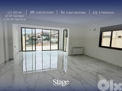 Spacious Brand New Apartment with Huge Terrace in Bsalim