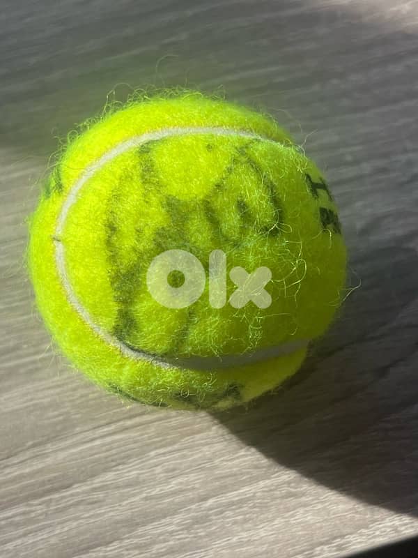 signed padel ball 2