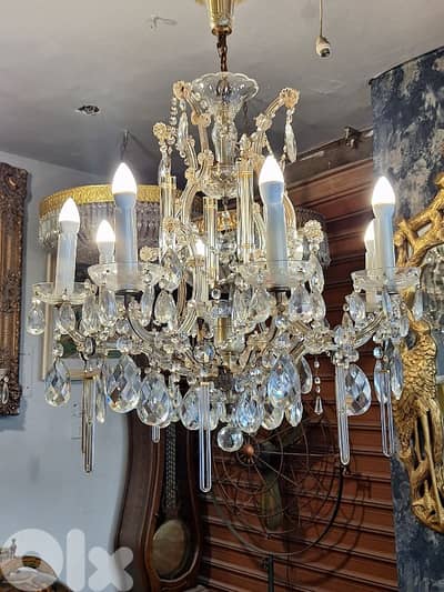 antique original czech marrie theresa chandelier