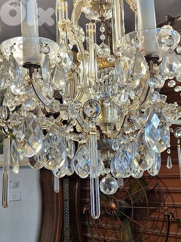 antique original czech marrie theresa chandelier 3