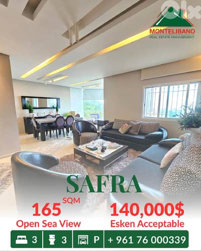 Fully Furnished 165 sqm Apartment For Sale in Safra "Esken Approved"