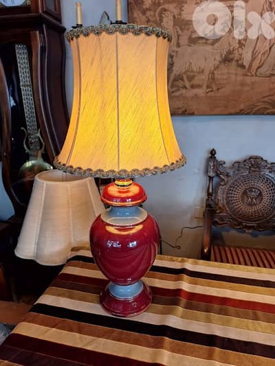 italian porcelain lamp
