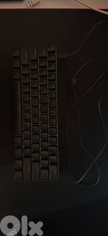 Bajeal Tritium 60% Mechanichal RGB Wired Gaming Keyboard in Black 4