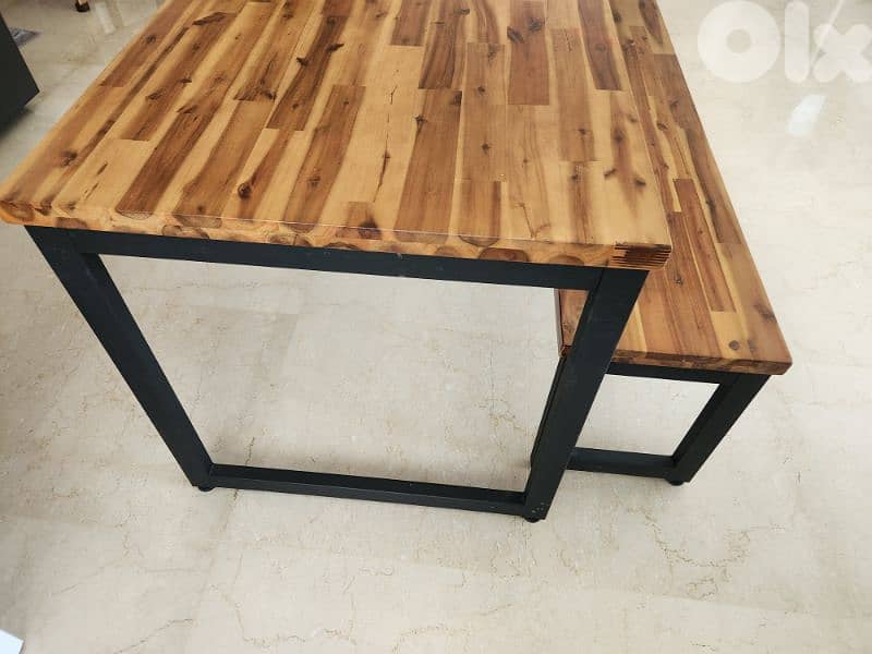 dining table with bench 1