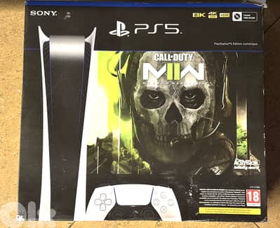 Playstation 5 / PS5 Europe Digital Edition. With box and 2 controllers