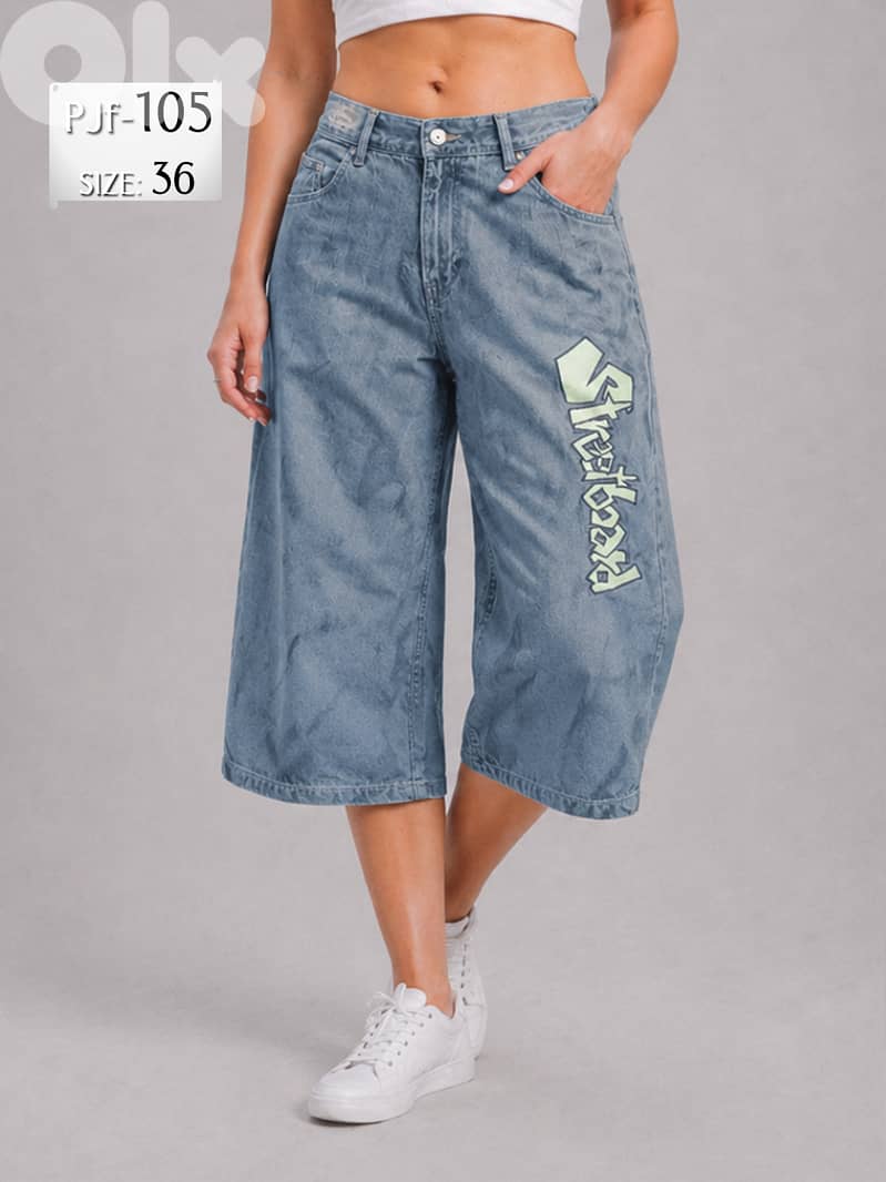 Ladies' Jeans Capri PANTs from European Brands 4