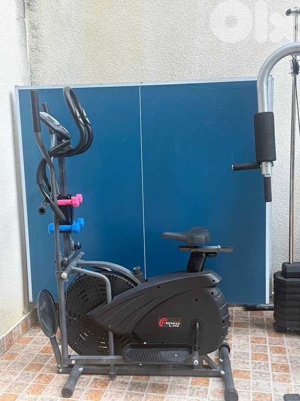Home Gym Set: ProForm Treadmill + Elliptical + Multi Gym + Weights 2