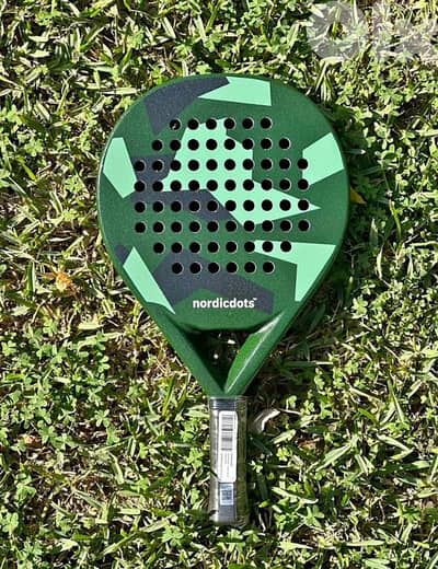 For sale: Brand new Nordicdots Camo racket (Green)