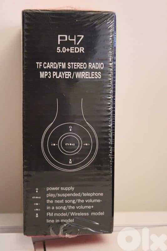 P47 Wireless Bluetooth Headphones - New Sealed 3