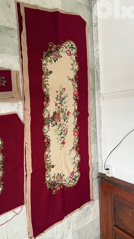 Handmade embroidered canvas 1