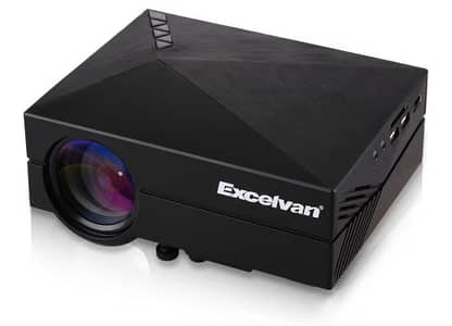 Excelvan Mini LED Projector 800x480cm PC USB HDMI VGA AV SD