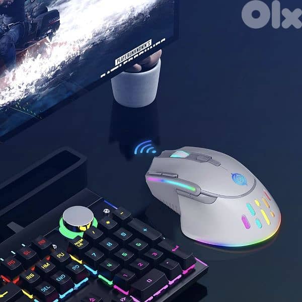 K-Snake BM520 9-button 2.4G RGB Wireless Dual-mode Gaming Mouse 4