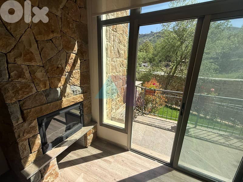 "River access" Furnished 74m2 Chalet+100m2 Terrace 4rent in Faraya 4