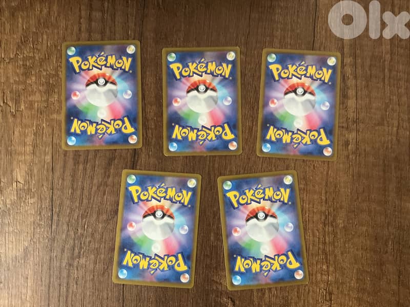 5 Japanese Pokémon ( undamaged ) 1