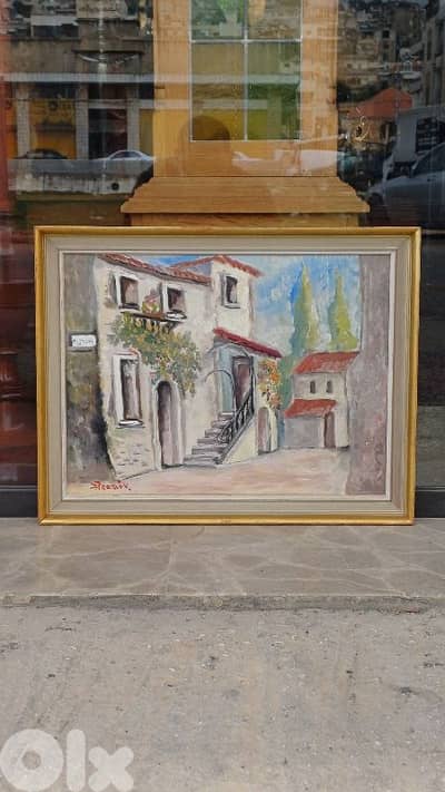لوحة رسم زيتي اوروبية