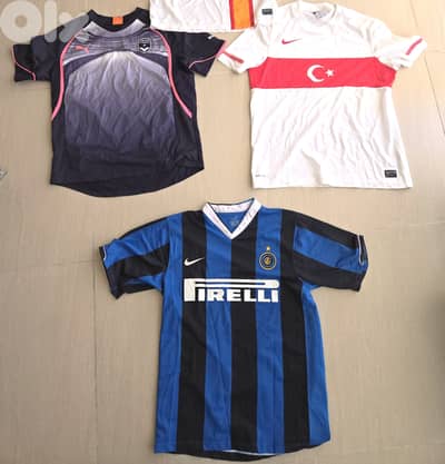 Inter Milan  & Galatasaray Football Shirts