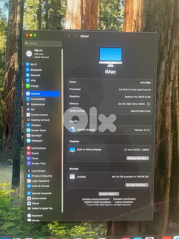 Apple iMac 27” Retina 5K (2019) – Core i9 / 64GB RAM / Radeon Pro 580X 3