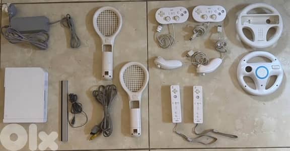 Nintendo Wii 60Hz modded - 25+ Games - With accessories