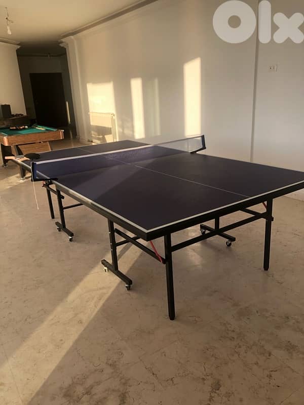 table ping pong avec raquette as new 1