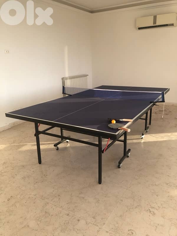 table ping pong avec raquette as new 2