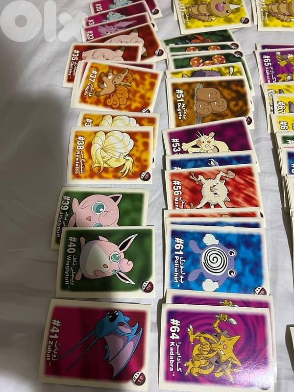 vintage collection pogs, cards and stickers 3