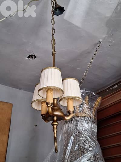 small french bronze chandelier