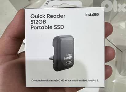 Insta360 Quick Reader 512gb Portable Ssd